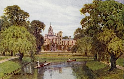 Tableau d'Art St John's College Peinture Premium Quinton 60x90cm