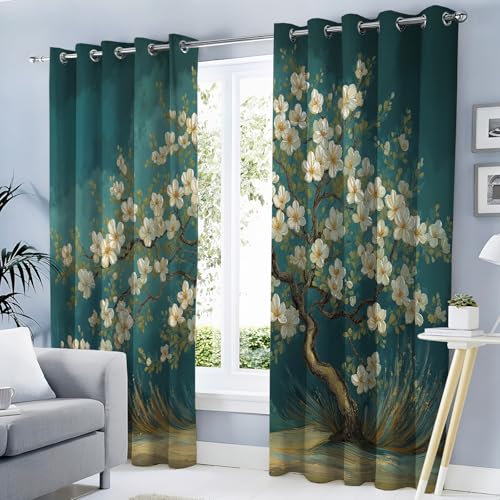 Rideau Oeillets Vert Foncé 140x260 : Protégez votre Intimité avec Style - 2