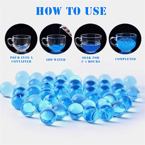 120000 Pcs Gel Blaster Ammo, 5 Pack Gel Gun Ammo, 7-8mm Gel Bullets, Gel Blaster Bullets, Refill Ammo for Gel Blaster Gun, Gel Ball Blaster, Electric Gel Ball Gun - Image 6