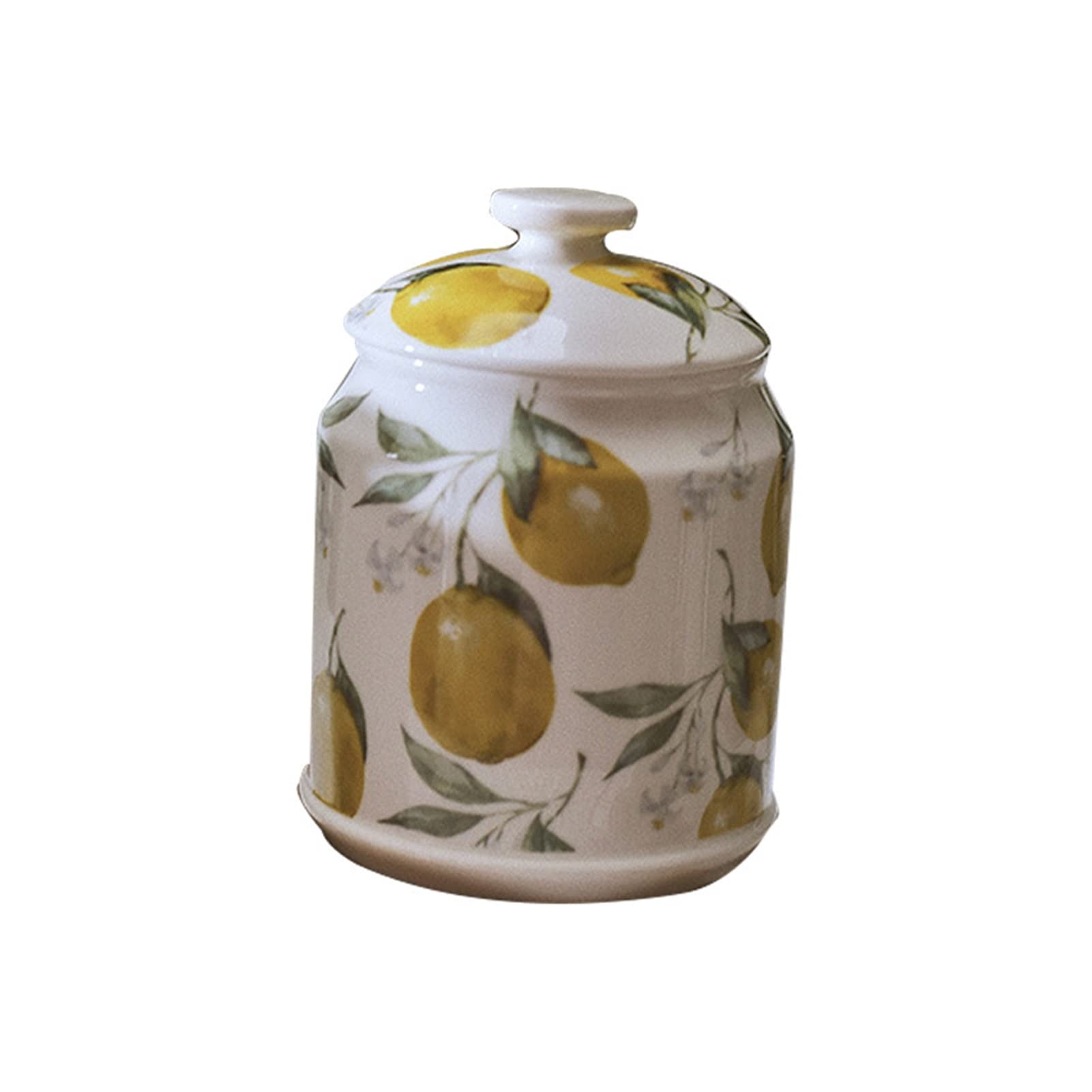 QINGGANGLING999 Kaffeedosen Keramikspeichergläser mit Deckel gemalt Dekorativer Müsli Spender Wohnzimmer Desktop Kaffeetopf Home Decoration Modern Kaffeedose Luftdicht (Style : A)