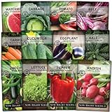 Sow Right Seeds - Classic Vegetable Garden Seed Collection for Planting - Non-GMO Heirloom Beets,...