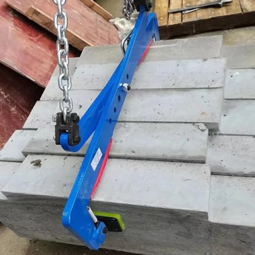 Pinces de levage verticales pour plaques d'ardoise et de pierre avec chaîne de traction