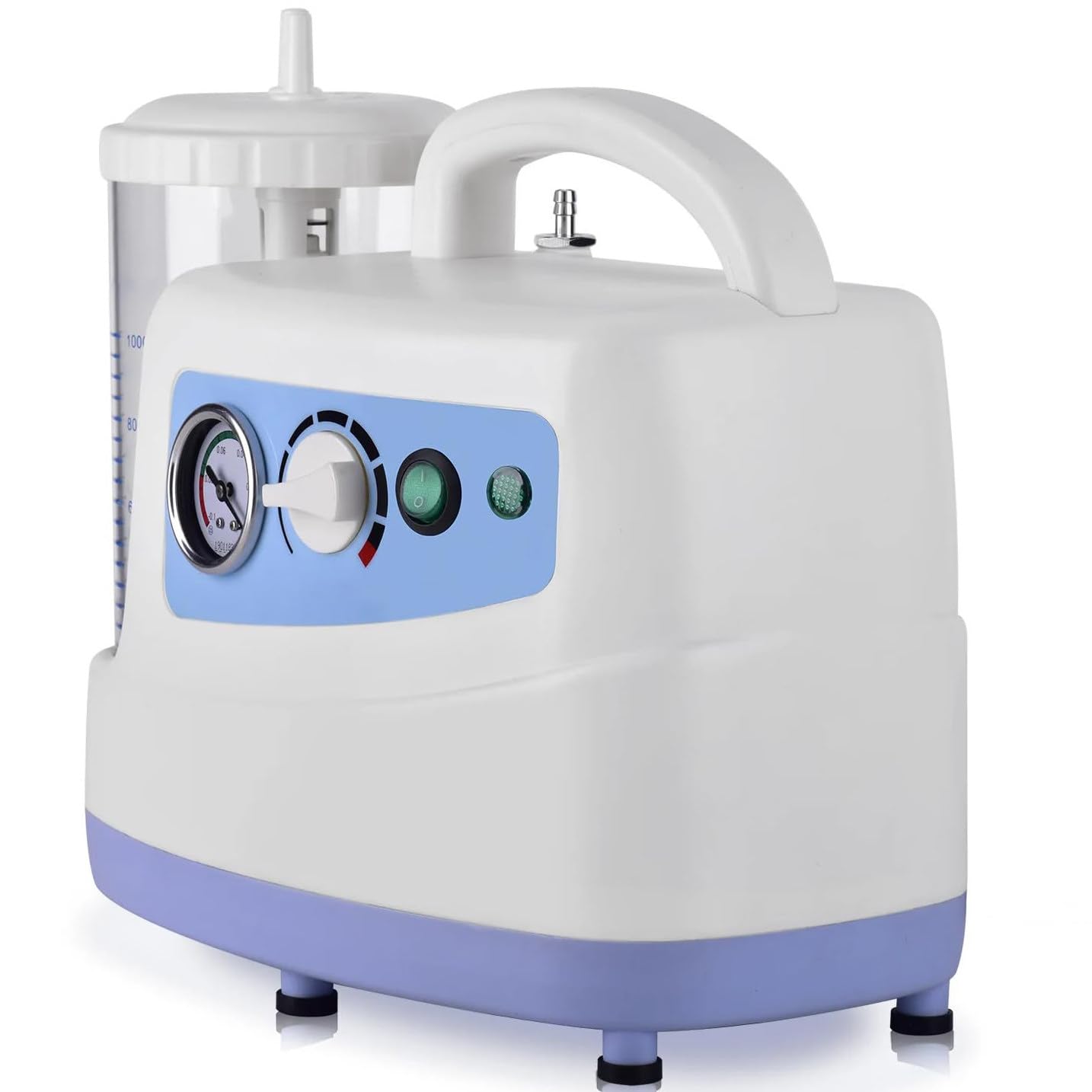 Machine D'Aspiration De Crachats Automatique Portable Machine, De SéCréTion De Mucus, pour Personnes âGéEs Et Adultes, Comprend Un Bidon De 1000 CC