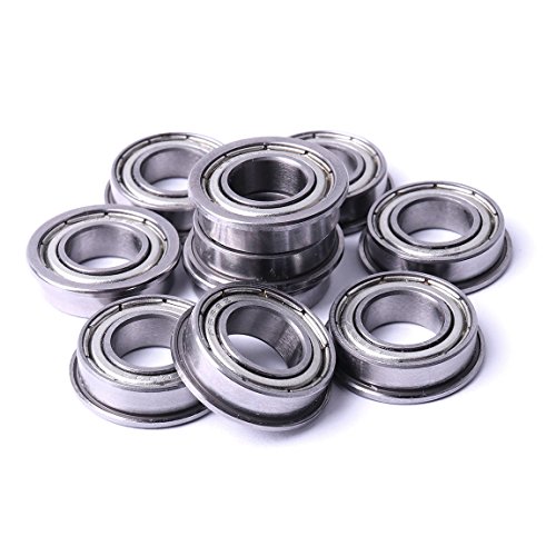 Atoplee 10Pcs F688Zz 8X16X5Mm Flanged Miniature Double Shielded Ball Bearing Pulley #TOP5