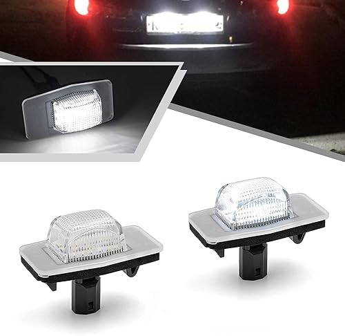 2 luces LED de matrícula para Mazda Miata MX-5 1999-2005Protege 99-03Protege5 02-03 alimentado por SMD xenón blanco LED de alta potencia libre de disponible en Yaxa Peru