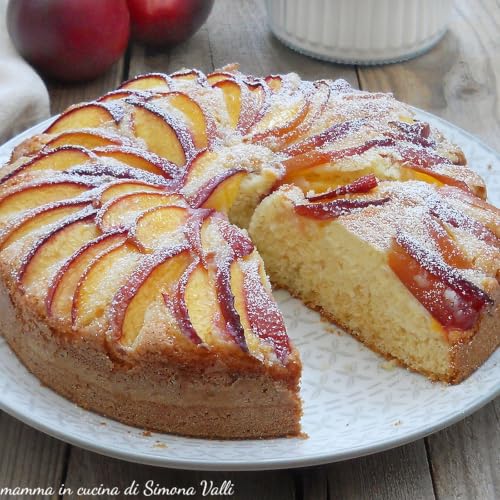 Torta di pesche e yogurt