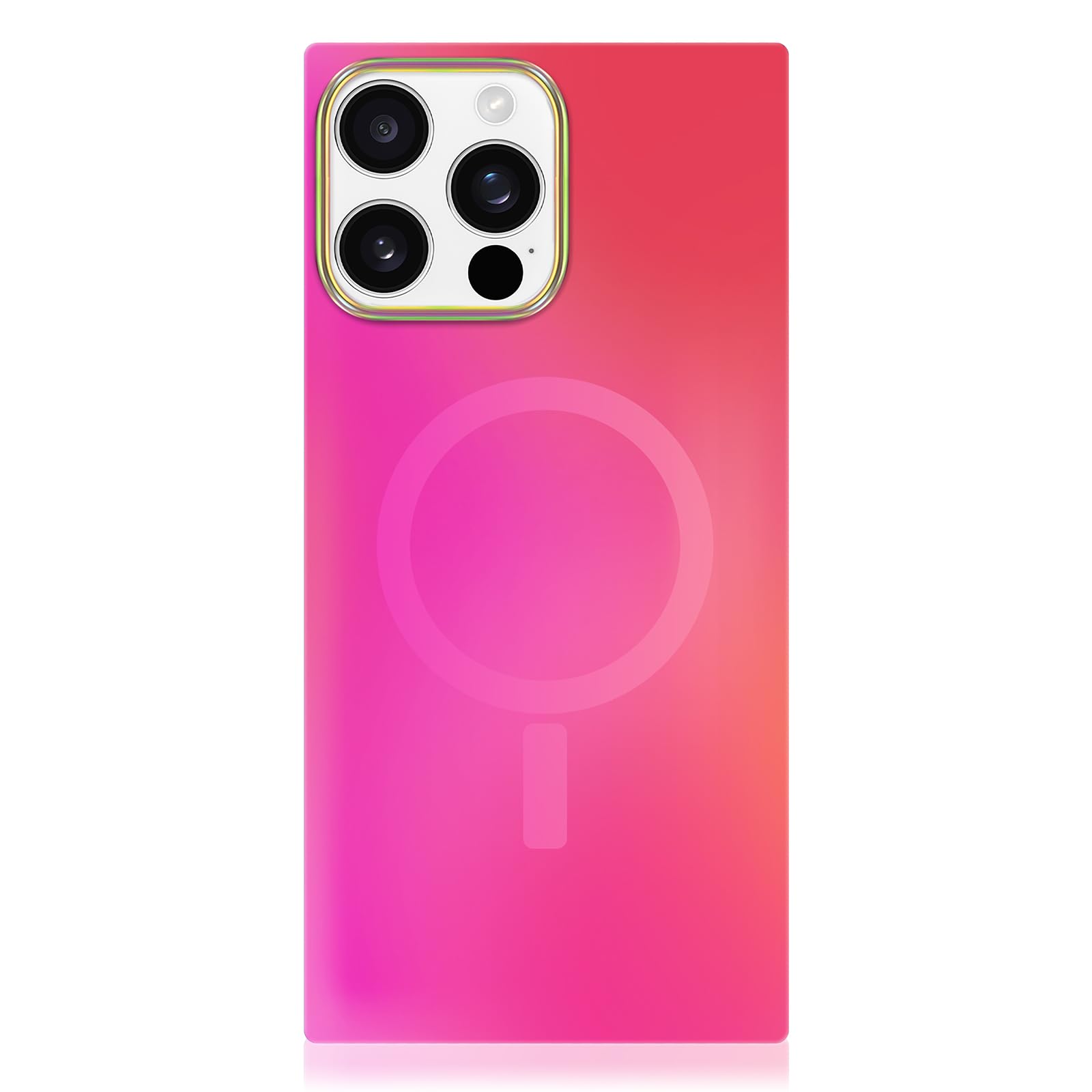 Amazon.com: Flaunt Official Square iPhone 16 Pro Case - Pink