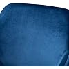 Baxton Studio Dining Chairs, Navy Blue/Gold