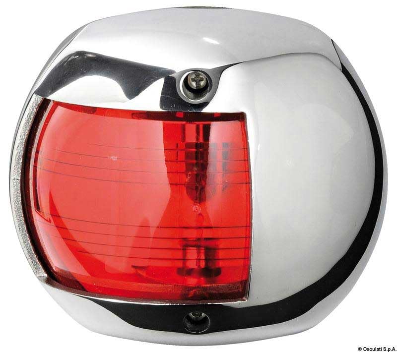 OSCULATI Feu de Navigation Classic 12 AISI 316/rouge 112,5°