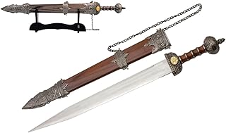 Roman Gladius Sword 31" Stainless Steel Blade Wooden Handle
