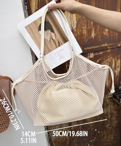 Bolso Hobo Grande de Malla para Mujer miniatura 2