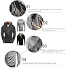 CLMETHE Full Zip Up Male Pullover Hoodies for Linkin Park Mens Sweatshirts Leisure Jackets Plus Size Hoody Sportswear Workwear Outerwear with Pockets,B-XXL #1