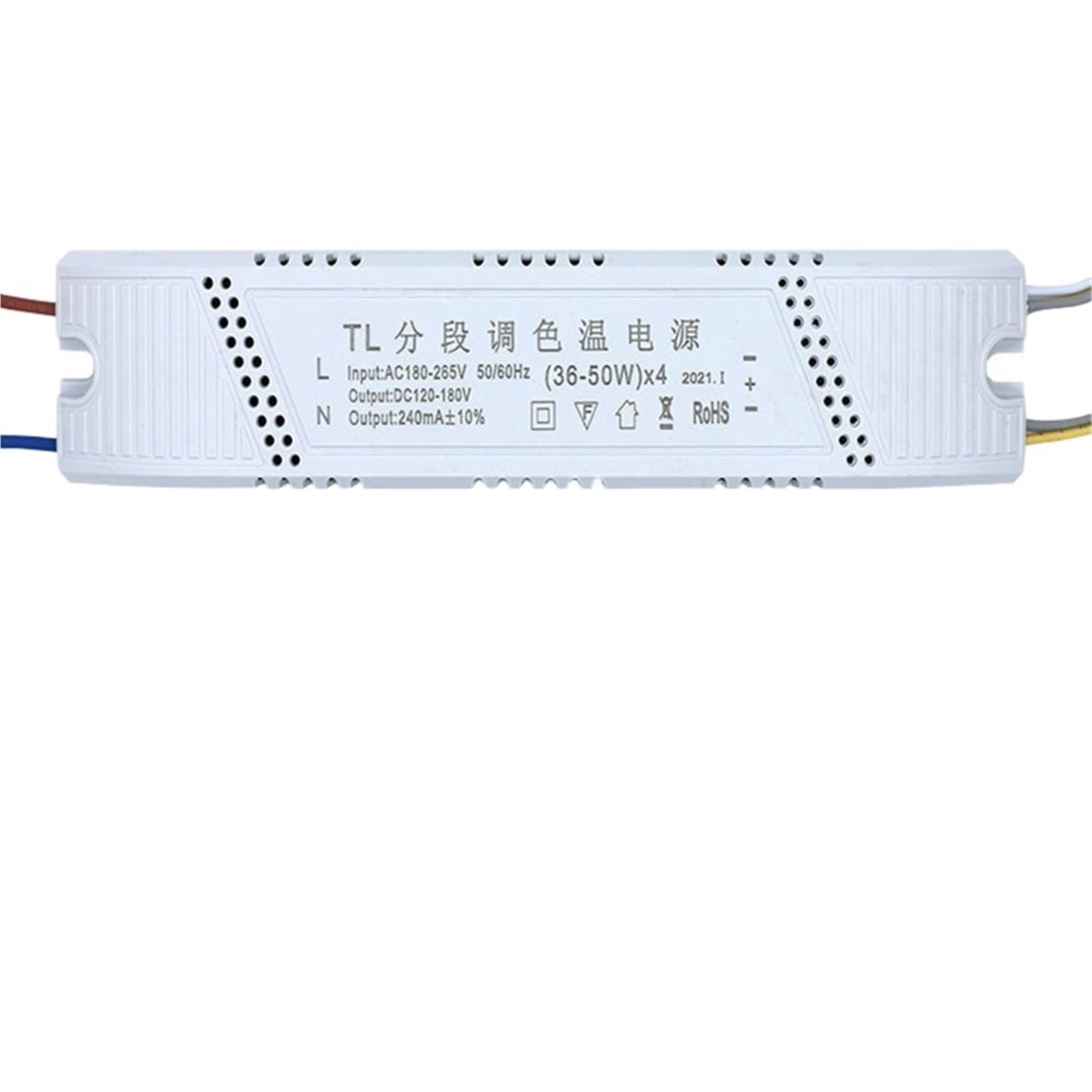 24-40W 36-50W panel LED / kontroler światła sufitowego 40-60W 240mA AC 220V transformator LED trójkolorowy stały zasilacz sieciowy (36-50 Wx4 240mA)