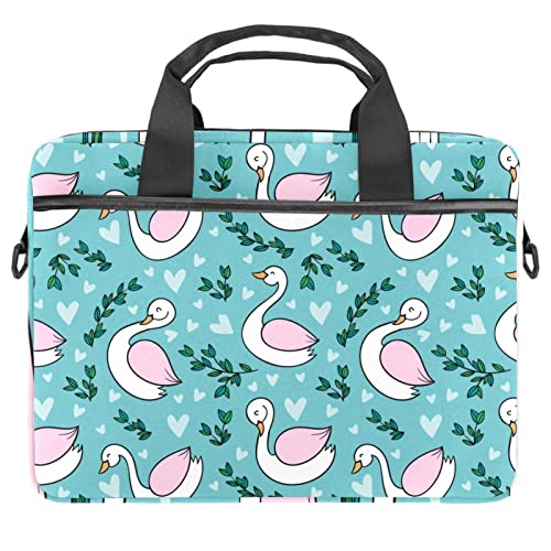 Sac bandoulière ordinateur portable 14.5" imprimé bleu