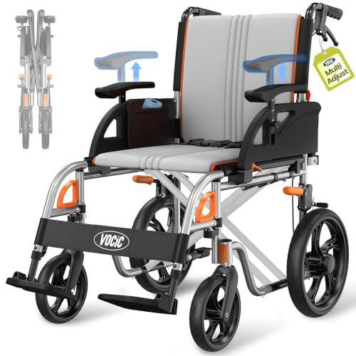 VOCIC U12 Lightweight Transport Wheelchair