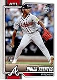 2026 Topps #243 Didier Fuentes Atlanta Rookie Baseball Card - Sportscard Superstore - Shipper in TopLoader