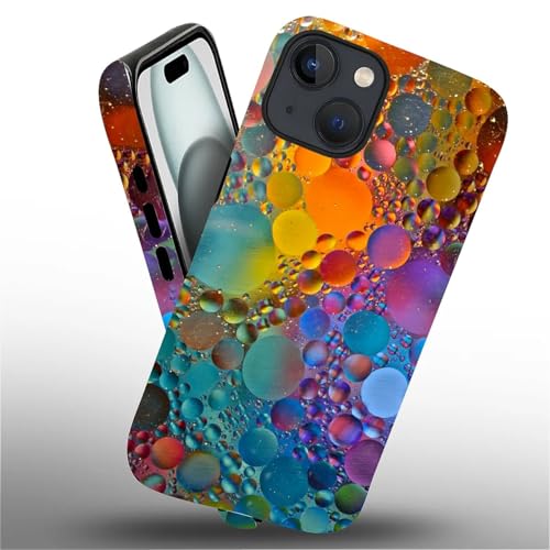 Coque iPhone 15 marbre orange CARLOCA en silicone