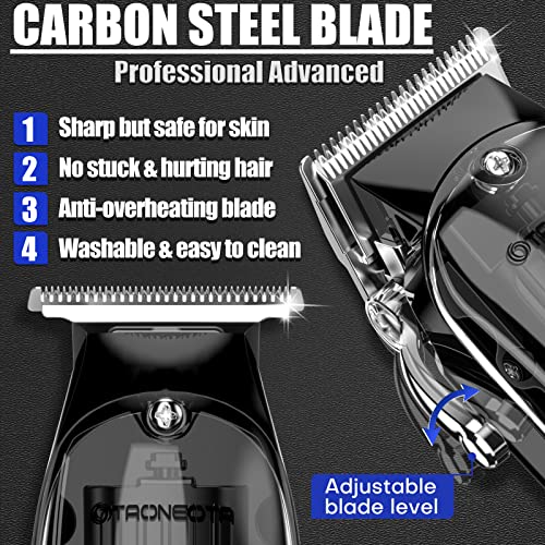 Otaoneota Hair Clippers For Men, Professional Hair Cutting Kit, Cordless Barber Clipper And T-Blade Beard Trimmer Set #TOP1