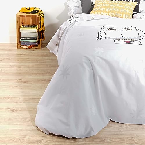 Funda nórdica Harry Potter con botones ropa de cama de algodón 180x220 cm 6