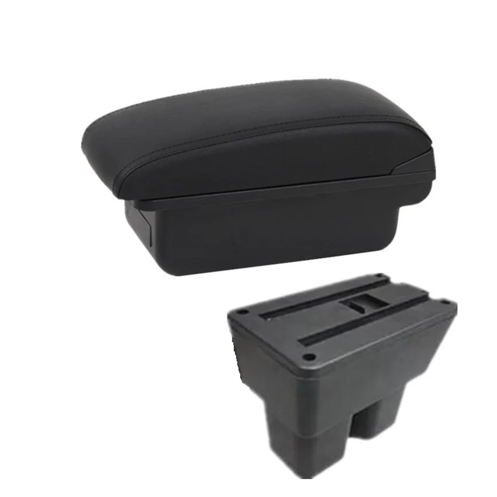 Hguvsjd B Black Line 3Usb Armrest Box For Suzuki For Jimny Jb74 2019 2020 2021 2022 2023 2024 2025 Armrest Storage Box Dedicated Retrofit Interior Accessorie Car Armrests(B Black Line 3Usb)