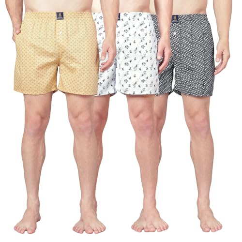 Image of Urban Scottish Ultra-Comfortable Men's Boxer Pants - 100% Cotton Material with A Stylish Print - Soft and Stretchy Elastic Waist Band - Dynamic Movement and Hardwearing Stitching - Breathable with A Gentle Snug Fit