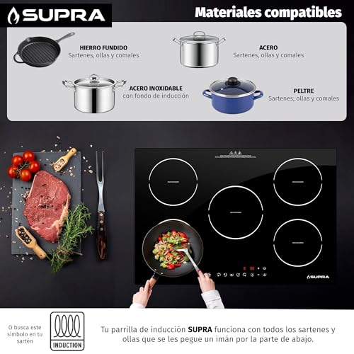 La Mejor Recopilación de Parrilla de Induccion Supra - 5 favoritos. 9 Parrilla de Induccion Supra marca SUPRA (2)
