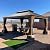 12’ x 16’ Hardtop Gazebo Outdoor Aluminum Wood Grain Gazebos with Galvanized Steel Double Canopy for Patios Deck Backyard,Curtains&Netting by domi outdoor living