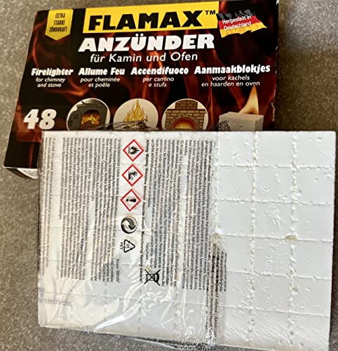 8x 48er Pack Kohlenanzünder + 1 GRATIS STURMFEUERZEUG! Anzündwürfel Grillanzünder Kaminanzünder Ofenanzünder (gesamt 384… - Image 5