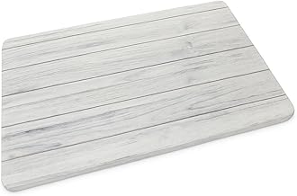 Acomoda Textil Diatomite Stone Bath Mat 40 x 60 cm, Quick Drying and High Absorption Non-Slip Mat, Practical, Hygienic and Functional for Home (Agave)