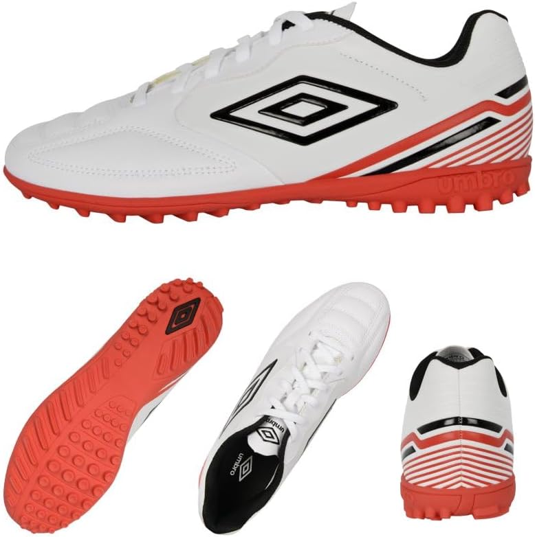Scarpe calcio nere con tacchetti arancioni Lotto STADIO 705 FG JR da Bambino