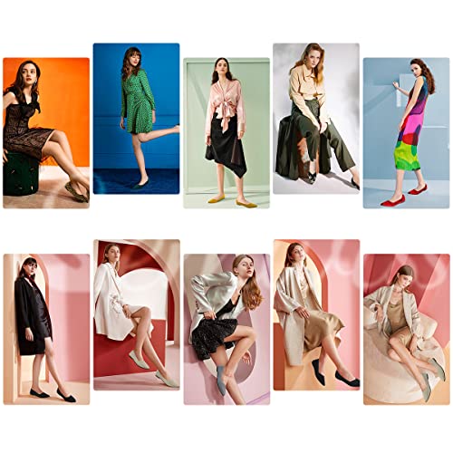 Semwiss Women's Ballet Flats Comfortable Casual Dressy Shoes,Work Flats Office Shoes Pointed Toe Leopard Flats Beige Size 6.5 #TOP5