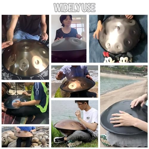 Handpan 18 pulgadas G Minor 9 notas con bolso y soporte miniatura 3