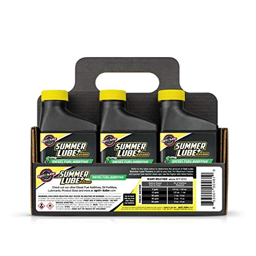 Opti-Lube Summer+ Cetane Formula Diesel Fuel Additive: 8Oz Bottles (6 Pack) #TOP2