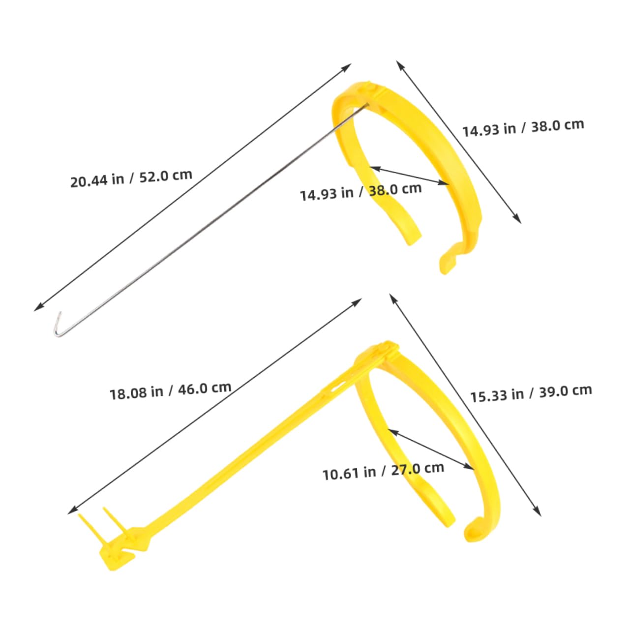 Wakauto 2Pcs Insemination Clip Durable Artificial Insemination Tool for Pigs Efficient Clip for Insemination Includes Holders for Farm Use