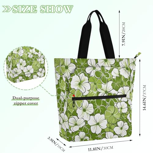 Bolsas de mano impermeables con bolsillos interiores para llevar libros escolares 4