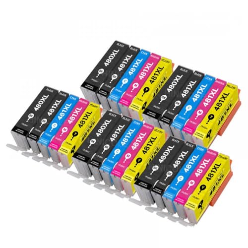 Cartouches d'encre PGI-480 CLI-481 pour remplacer l'encre épuisée sur TS6140 et TS6240