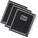 Left handed 5-Subject College Ruled Notebook With I May Be Left Handed But I Am Always Right saying, Set of 3, Black