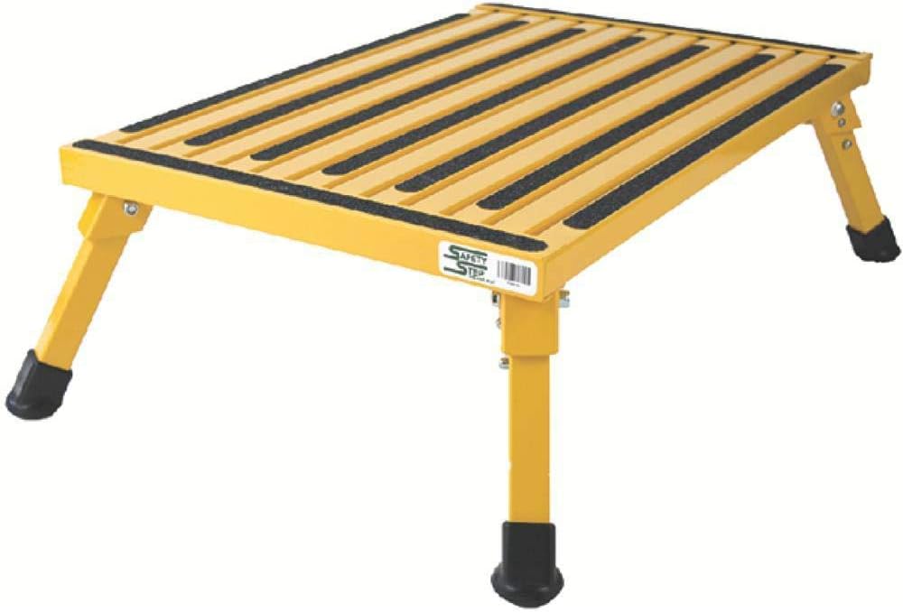 Safety Step XL-08C-Y Yellow X-Large Folding Recreational Step Stool