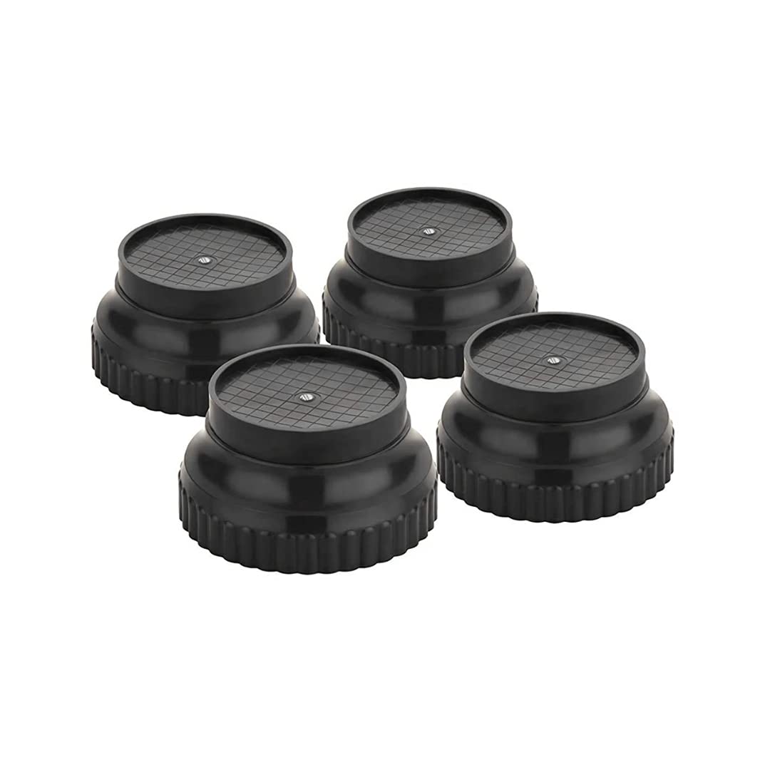 Sulfar Multi-Purpose 4 Pieces Round Plastic Legs Foot and Stand, Black (1131) (B09BZ45YNT) Amazon Price History, Amazon Price Tracker