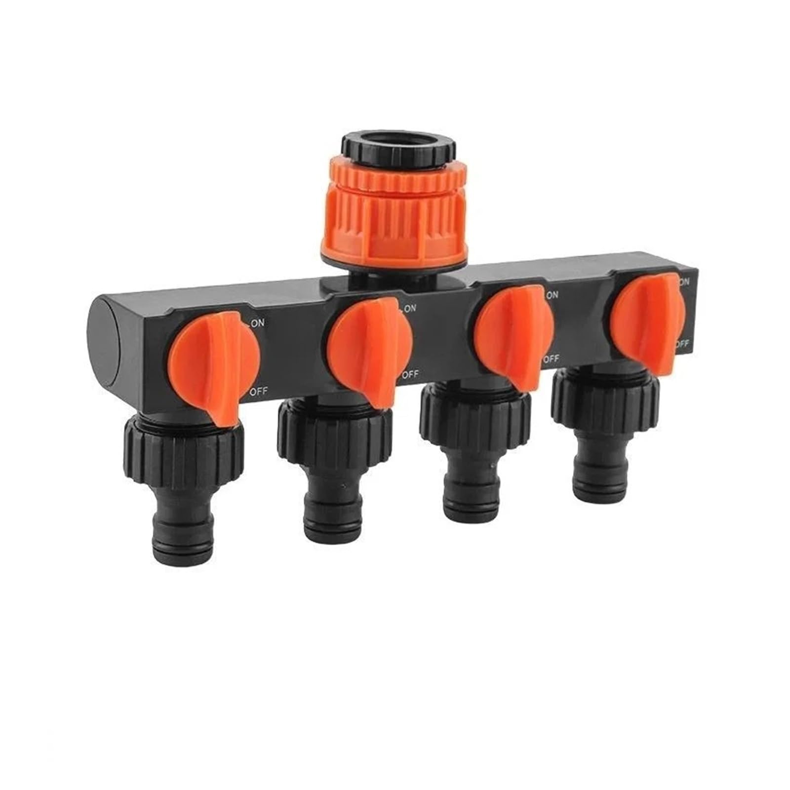 BNGDFDGH Drip Irrigation 4-Way Garden Tap Water Splitter Pipe 4 Way Valve Quick Connector Female
