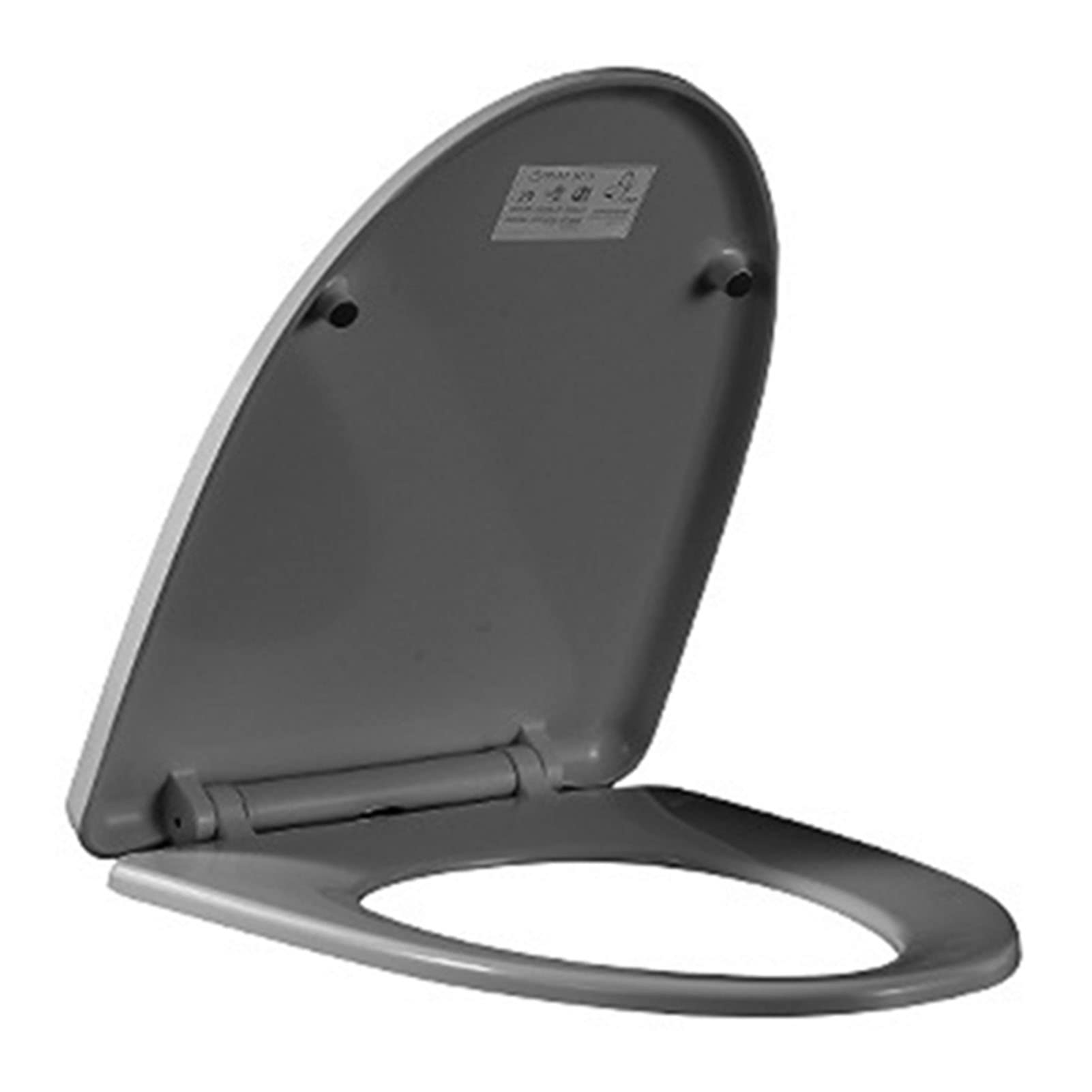 FLYIODFCXV Toilet seat, Toilet Seat, Quiet Close, Design and Cover Fits Standard Elongated or O/U shape Toilets(C)