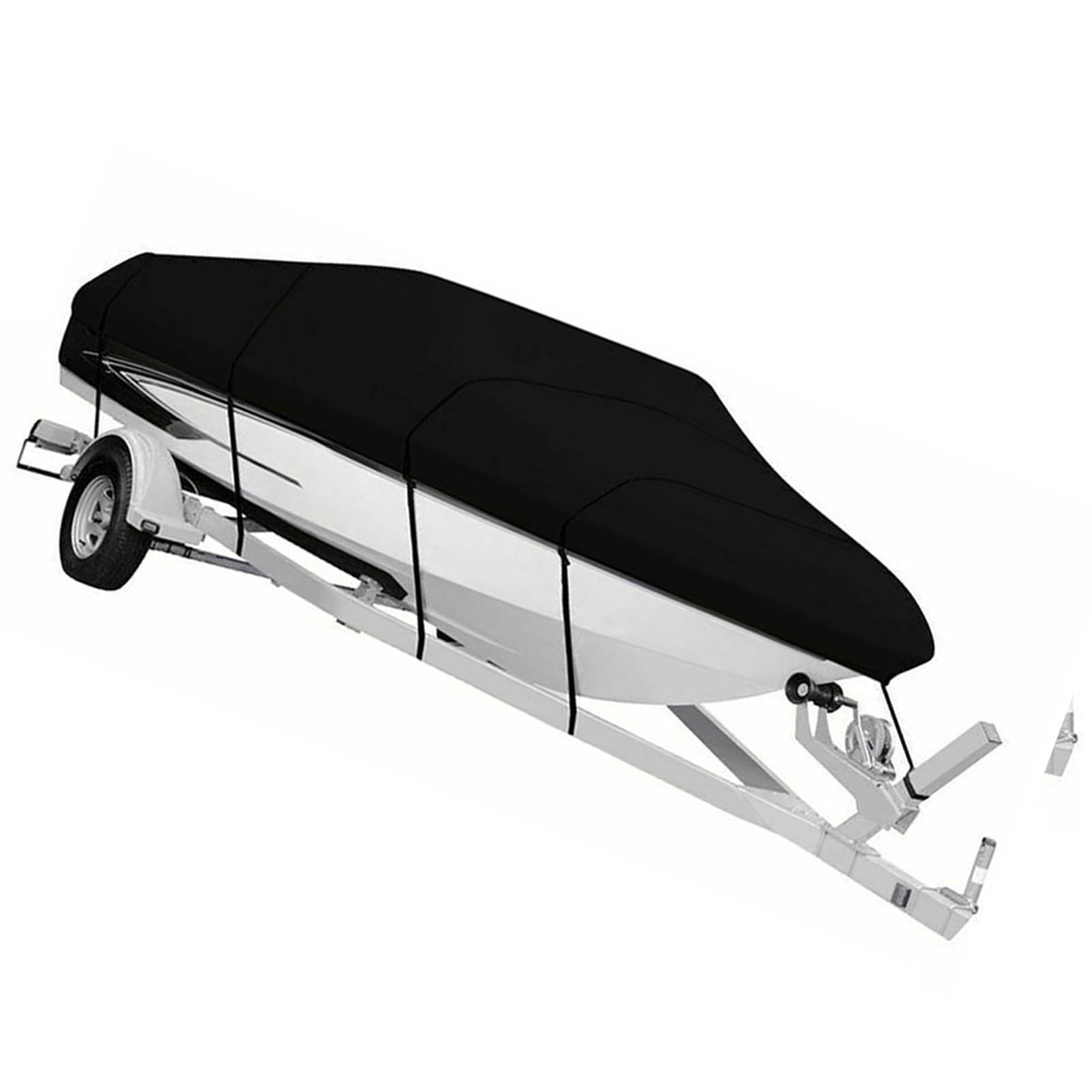 BRRNOO Housse de Bateau, Housses de Kayak, Bâche de Bateau Imperméable et Résistante aux Déchirures, Bâches avec Sangles Coupe-Vent, Housses de Imperméables pour Coque en V, Coque, de Basse, de