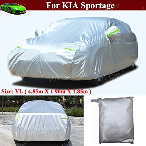 Kaitian All Weather Full Car Cover Full Car Cover Indoor/Outdoor Full Car Cover Full Coverage Cover for KIA Sportage 2016 2017 2018 2019 2020 2021 2022 2023