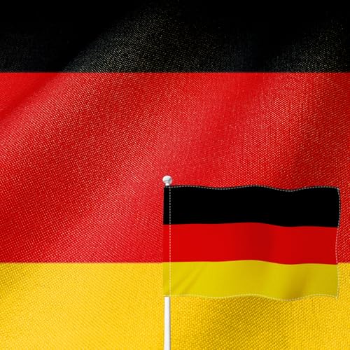 Drapeau Allemagne durable résistant aux intempéries toile de jute 90x150