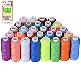 Weit anwendbar: Mit ausgezeichneter Zugfestigkeit, ideal zum Steppnähen, Nähen mit der Hand, Nähen mit der Maschine, Kreuzstich, Häkeln, Sticken, Weben und anderem Wohnaccessoire.