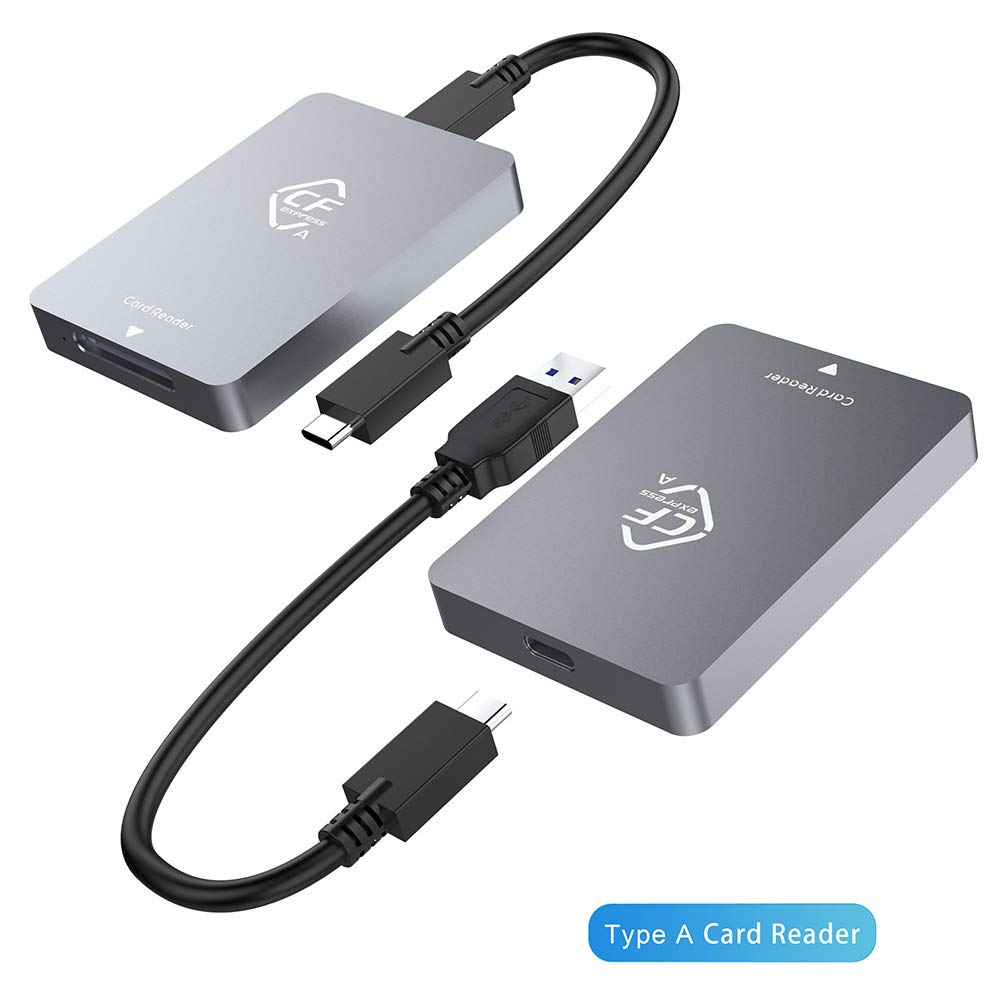 CFexpress Tipo un lector de tarjetas USB3.1 Gen2 adaptador 10Gbps para XP con cable para SLR