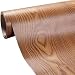Self Adhesive Wood Grain Furniture Stickers PVC Wallpaper cabinets Gloss Film Vinyl Counter Top Decal 15.6''x79''