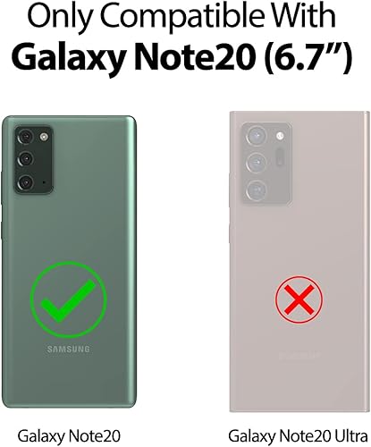 Miniatura 6 de GOOSPERY Funda de silicona líquida para Galaxy Note 20 (6.7 pulgadas - 2020), sedosa, suave al tacto, protección de cuerpo completo, a prueba de