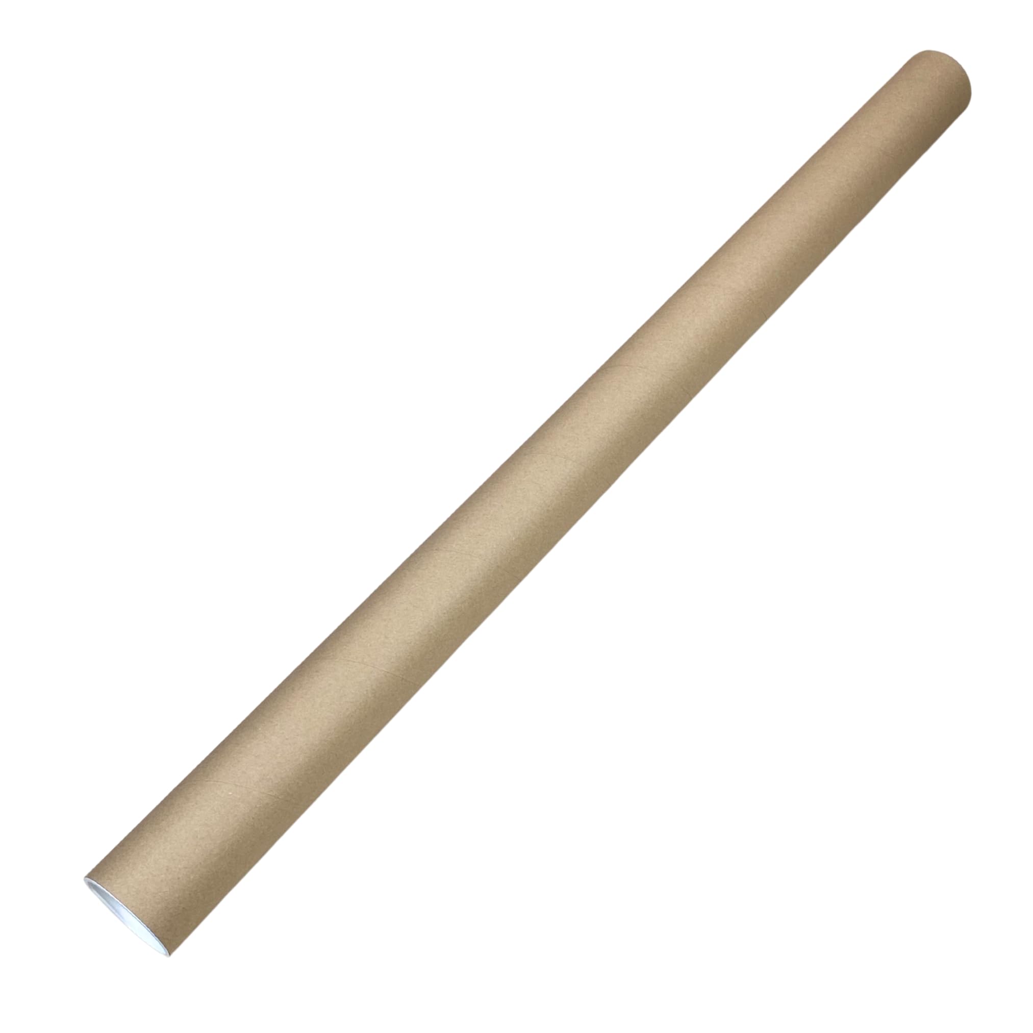 Versandhülsen 1120 x 75 x 2 mm braun Posterversand Papprolle (30 Stück)