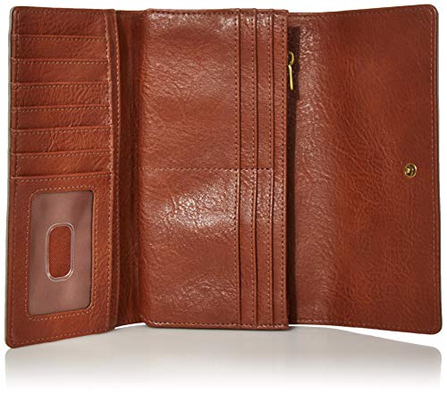 Fossil Women's Logan Faux Leather Wallet Rfid Blocking Flap Clutch Organizer, Hearts (Model: Sl7832745) #TOP4